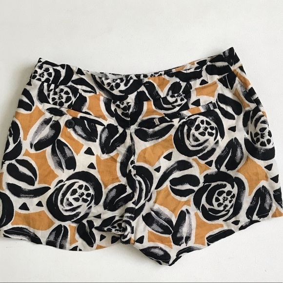Lucky Brand Floral Linen Shorts, Size 2 🔴CLEARANCE🔴 - Picture 3 of 3